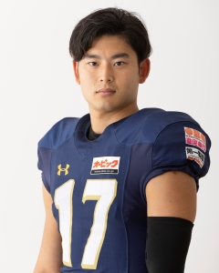アメフト オービック公式戦選手着用ユニフォーム